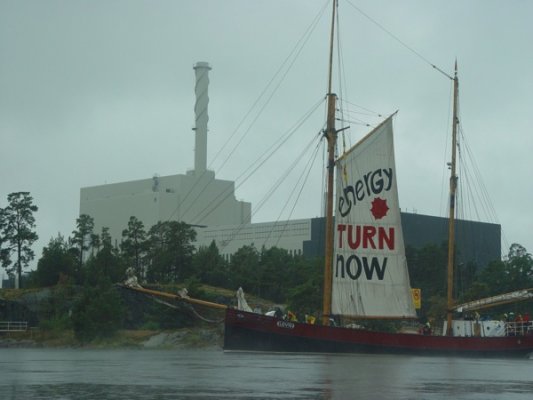 28.08.2012 - Protest vor dem AKW Oskarshamn