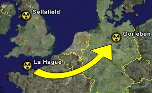 Rücktransporte Atommüll Sellafield / LaHague