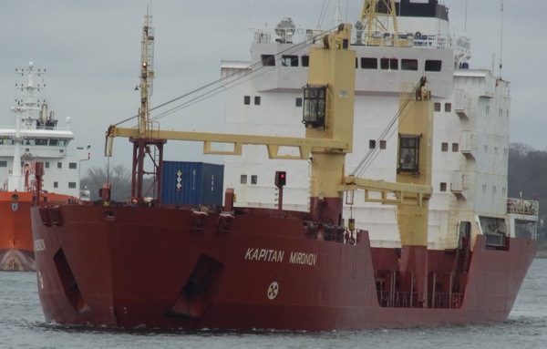 01.04.2012: Kapitän Mironov auf dem Nord-Ostsee-Kanal