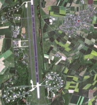 Atombomben / Flughafen Büchel, Bild: google earth