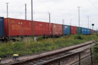 Hamburg: Güterzug mit Urancontainern