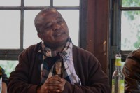 Kongolesischer Anti-Atom-Aktivist Golden Misabiku im Wendland